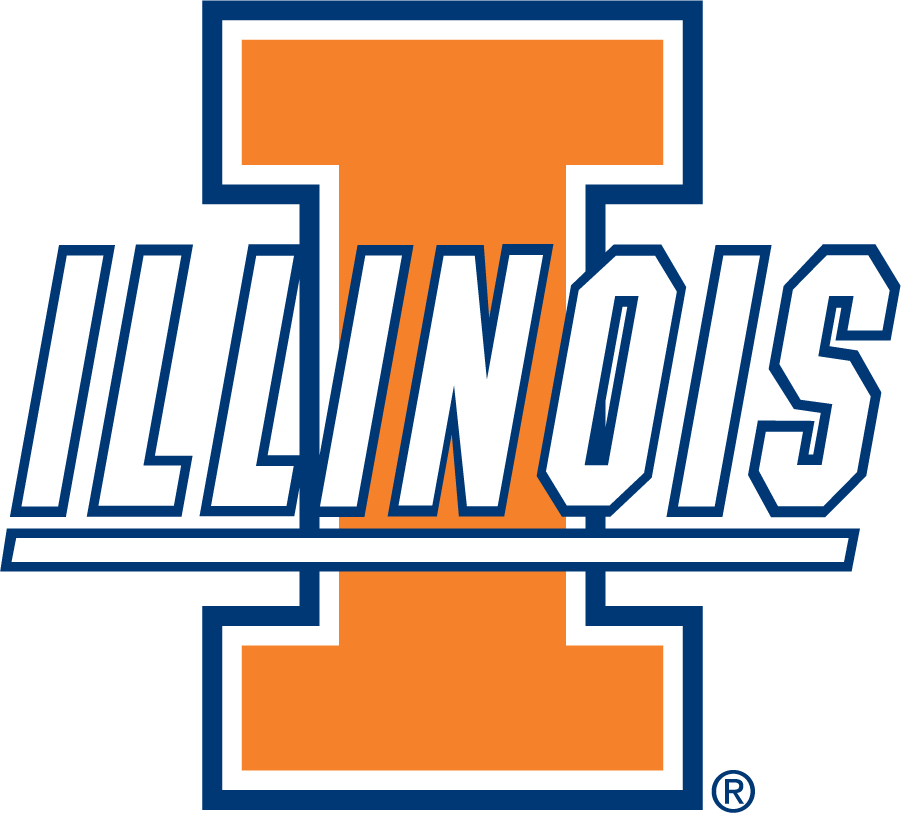 Illinois Fighting Illini 1995-2014 Secondary Logo v2 diy DTF decal sticker